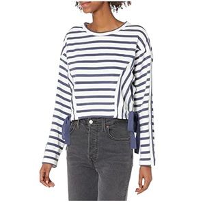 Parker Yolanda long sleeve Ruched Waist Sweatshirt size XL